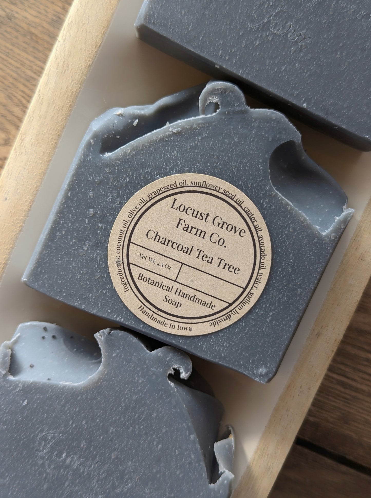 Charcoal Tea Tree & Mint Bar Soap