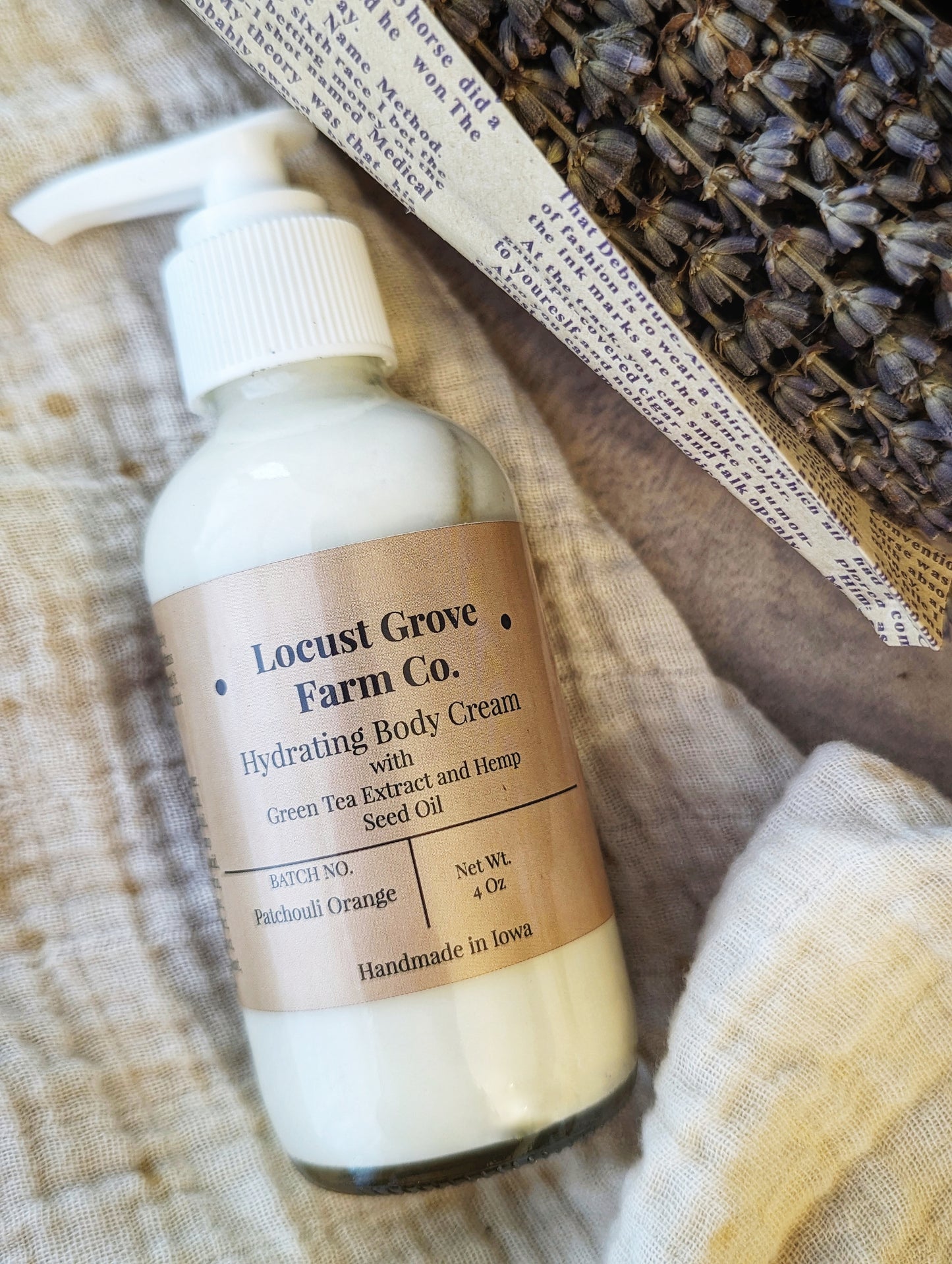 Hydrating Body Cream with Green Tea Extract