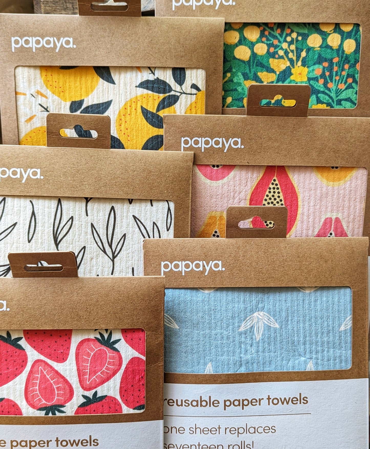 Papaya Reusables Eco Friendly Paper Towel Alternative