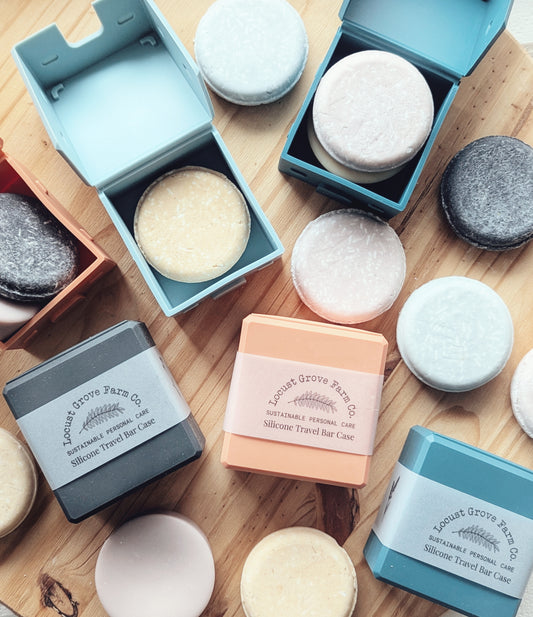 Silicone Shampoo & Conditioner Travel Case