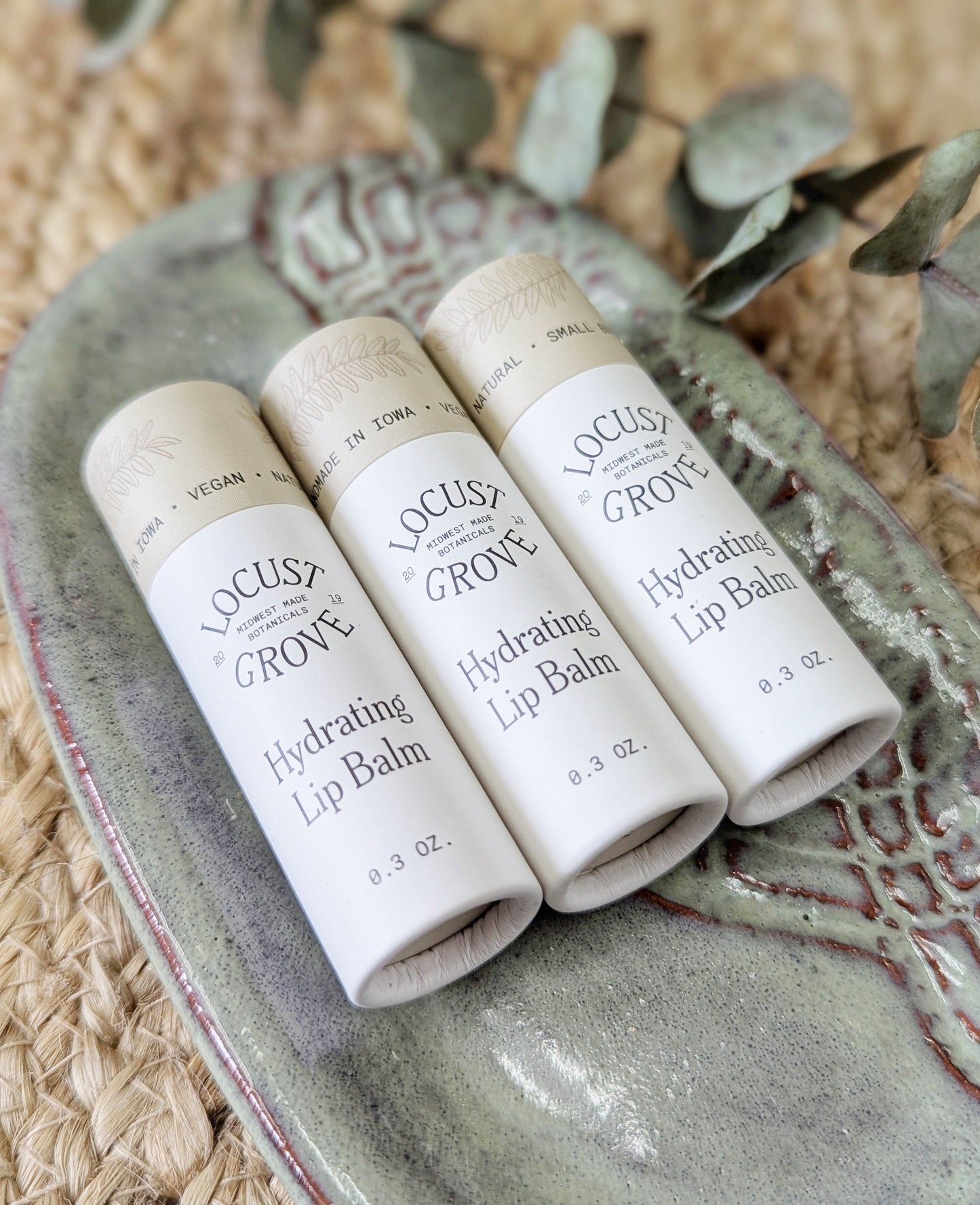 Hydrating Lip Balm with Hemp Seed Oil and Shea Butter