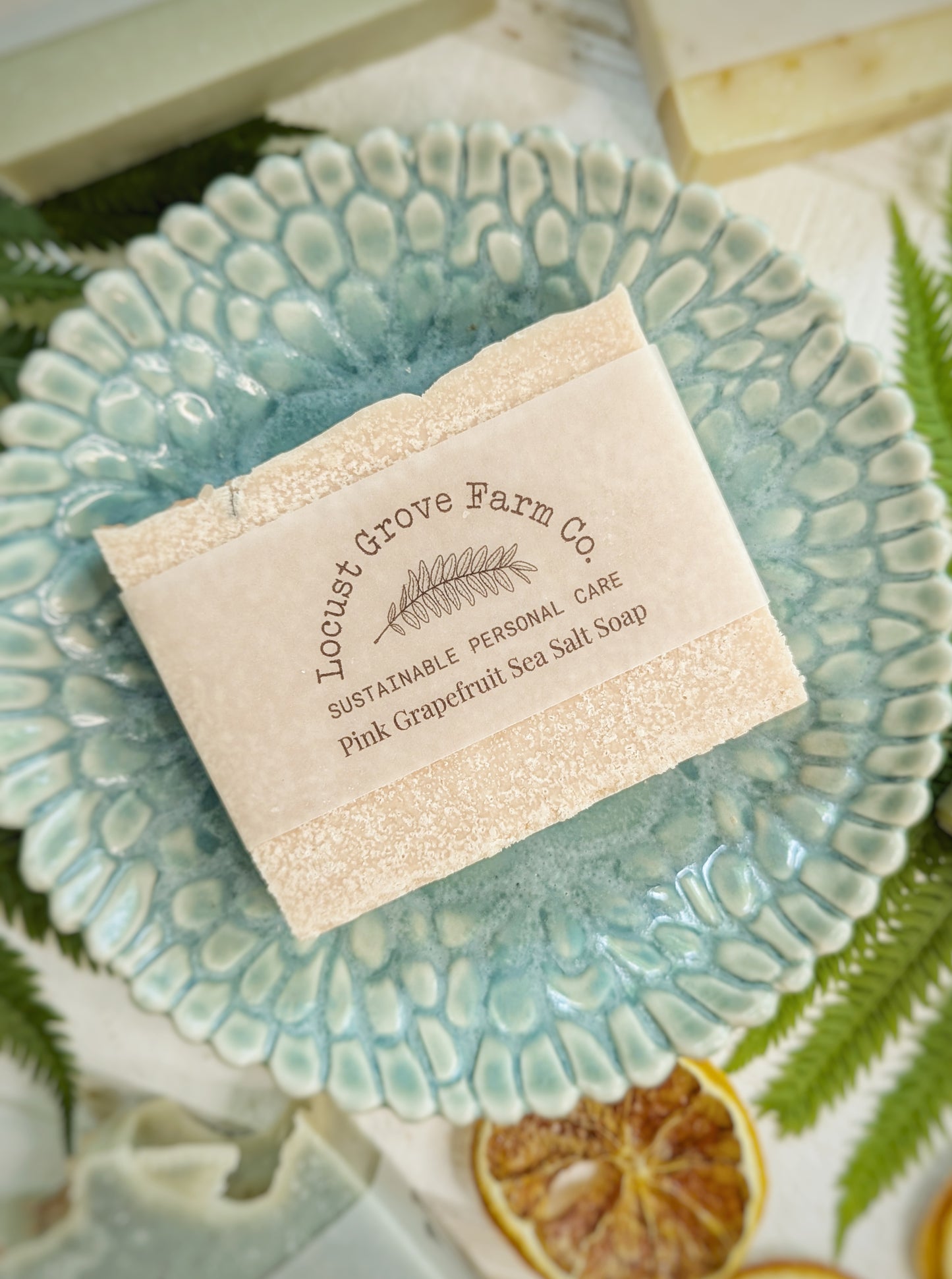 Pink Grapefruit & Sea Salt Bar Soap