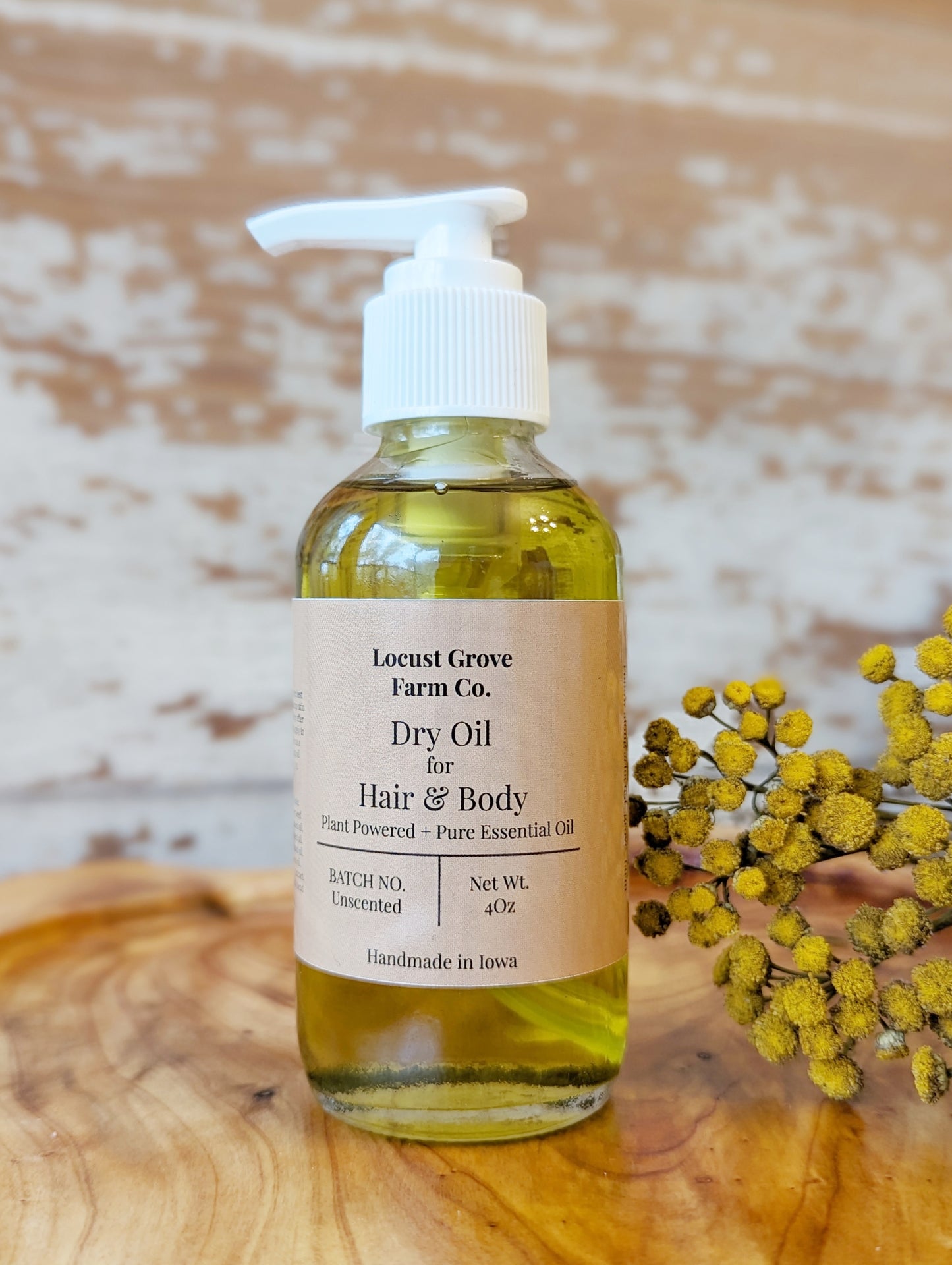 Hydrating Dry Body Oil with Hemp Seed Oil