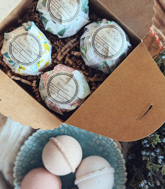 Essential Oil Bubble Bath Bombs