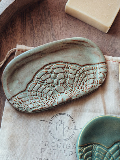 Handcrafted Ceramic Soap Dish by Prodigal Pottery