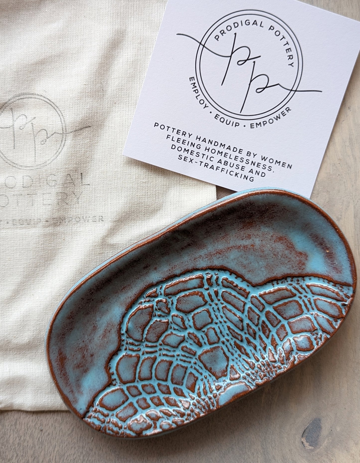Handcrafted Ceramic Soap Dish by Prodigal Pottery