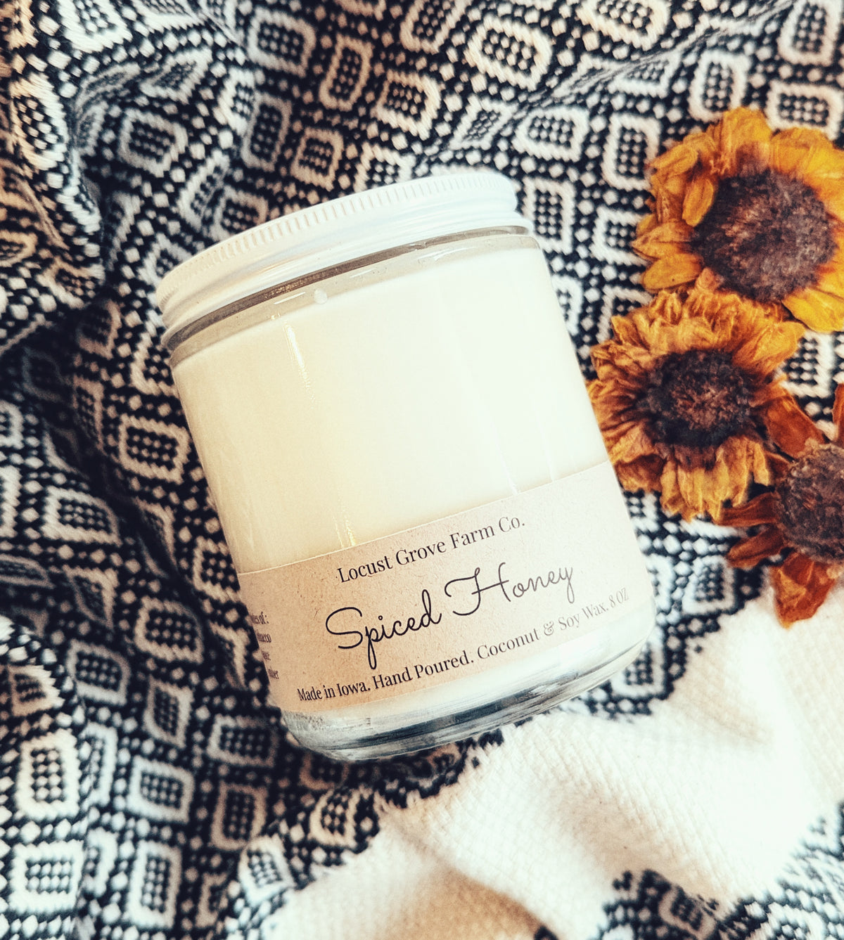 Spiced Honey Coconut & Soy Wax Candle
