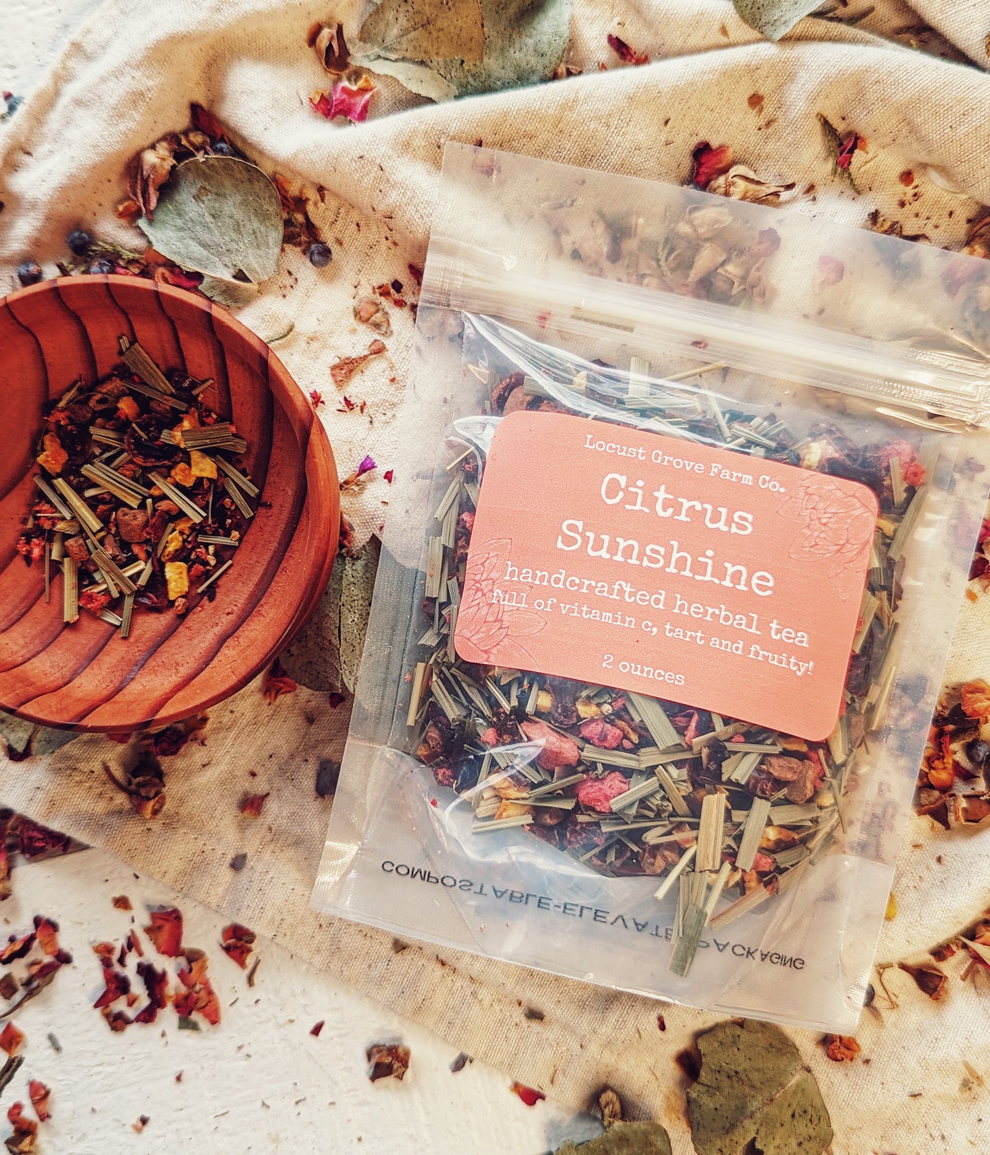 Citrus Sunshine Herbal Tea Blend