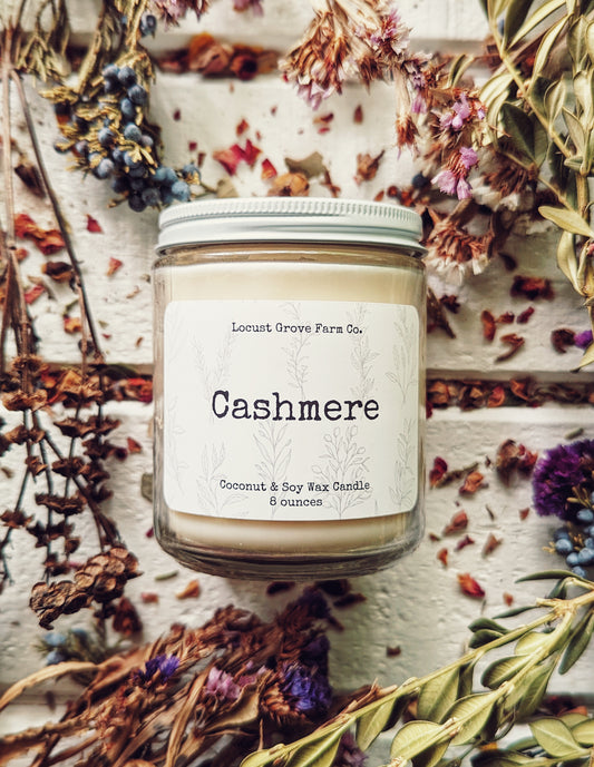 Cashmere & Cotton Coconut & Soy Wax Candle