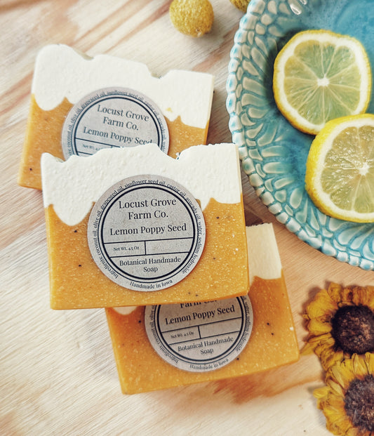 Lemon Poppy Seed Bar Soap