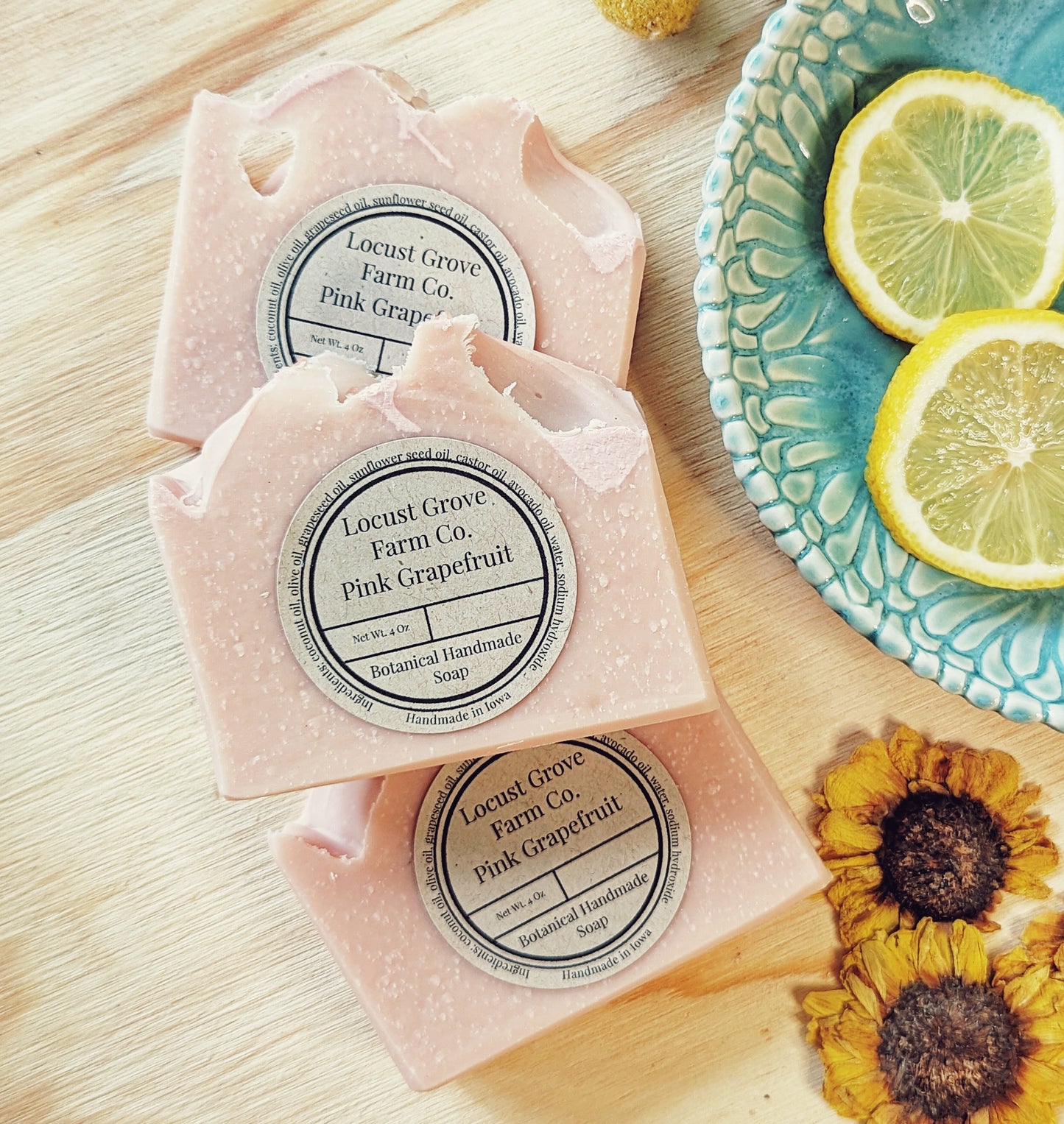 Pink Grapefruit Bar Soap