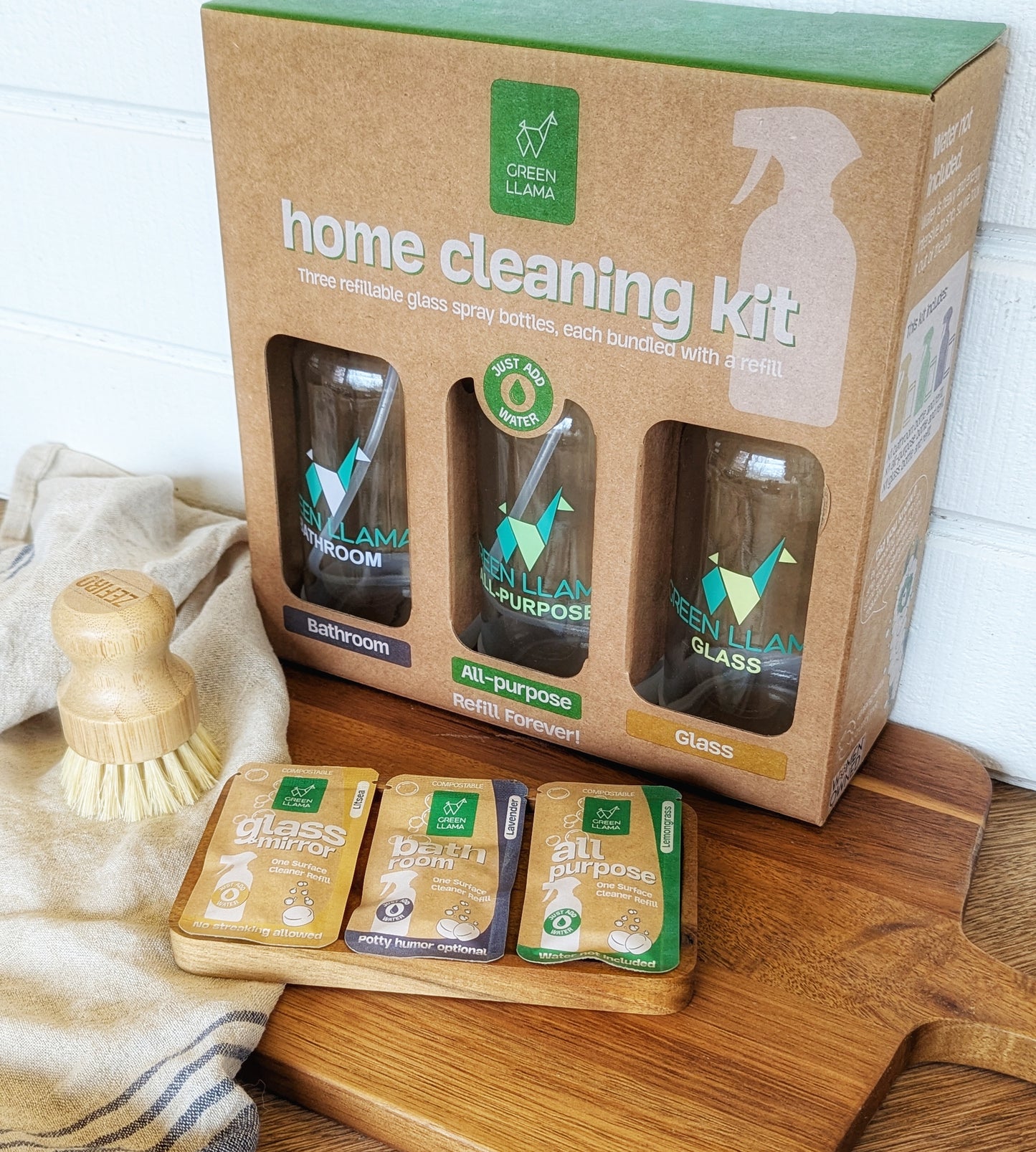 Green Llama Household Cleaner Trio