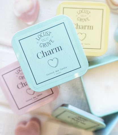 Charm Candle Tin