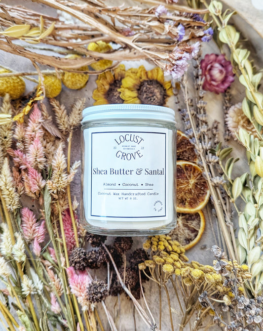 Shea Butter & Santal Coconut Wax Candle