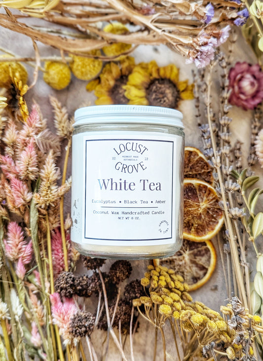 White Tea Coconut Wax Candle