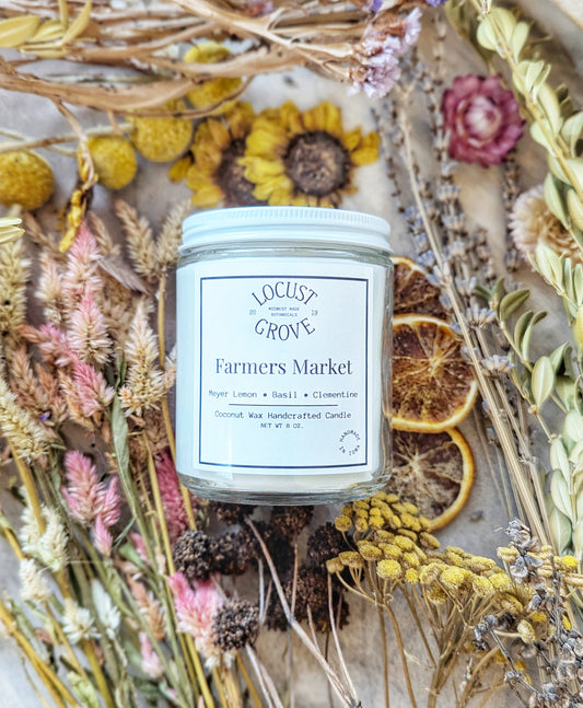 Farmers Market Coconut Wax Candle