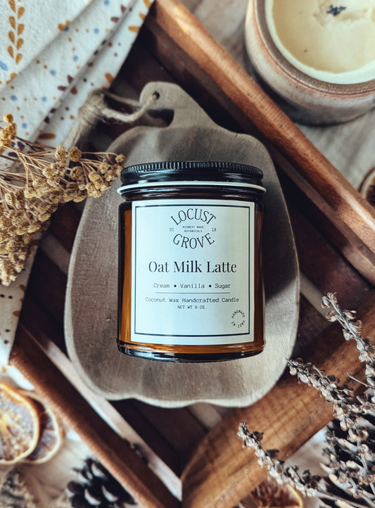 Oat Milk Latte Candle