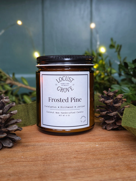 Frosted Pine Candle