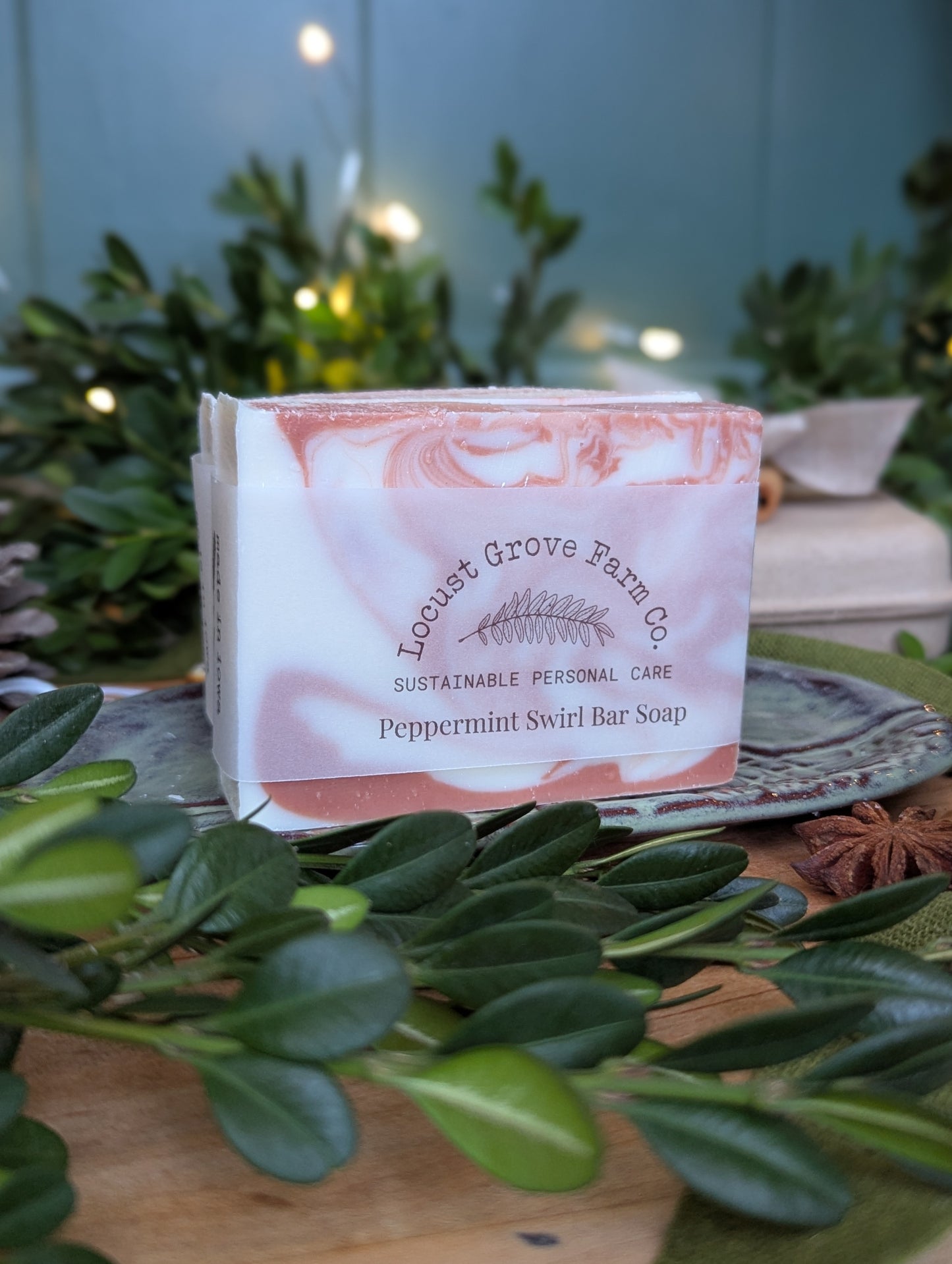 Peppermint Swirl Bar Soap