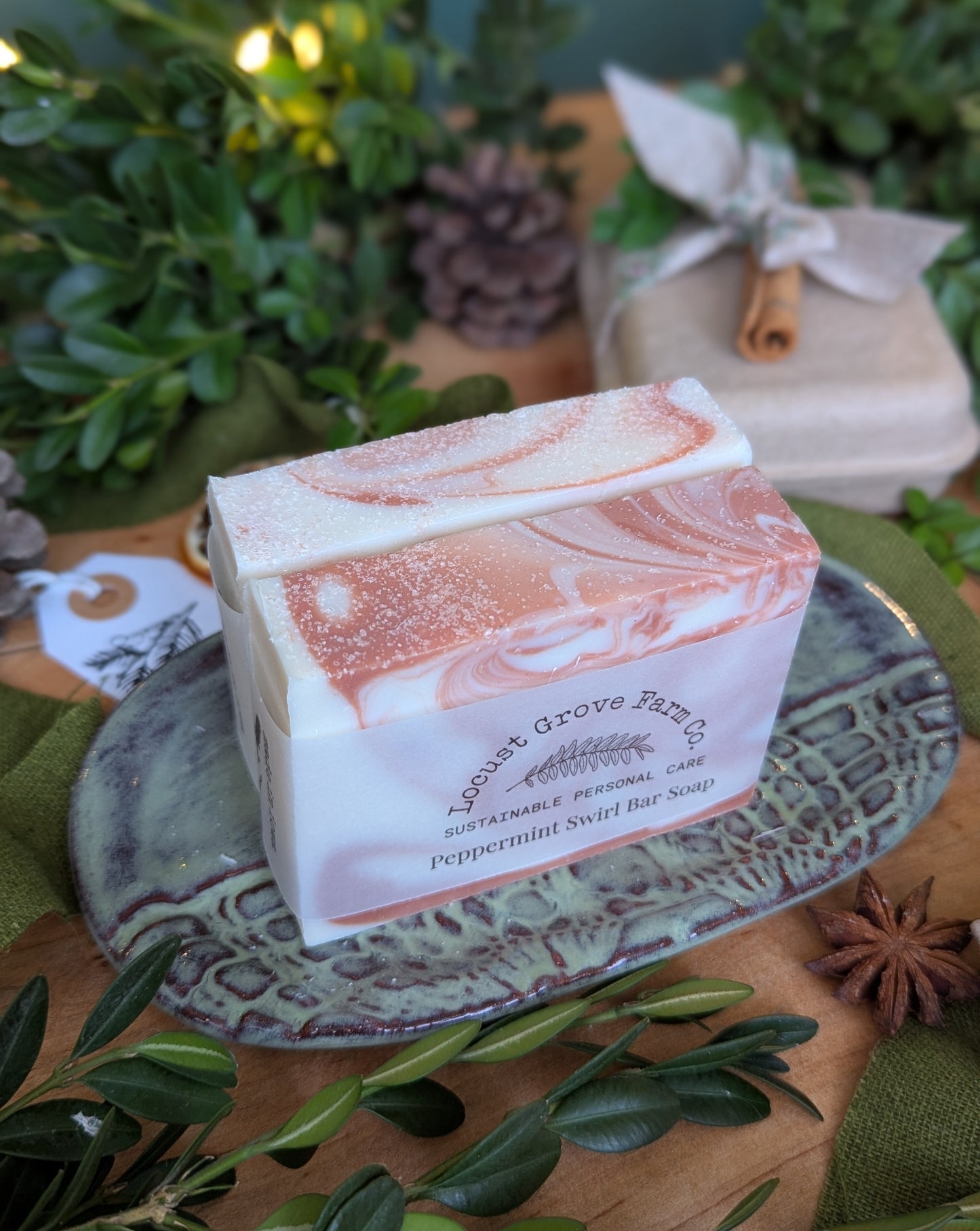 Peppermint Swirl Bar Soap