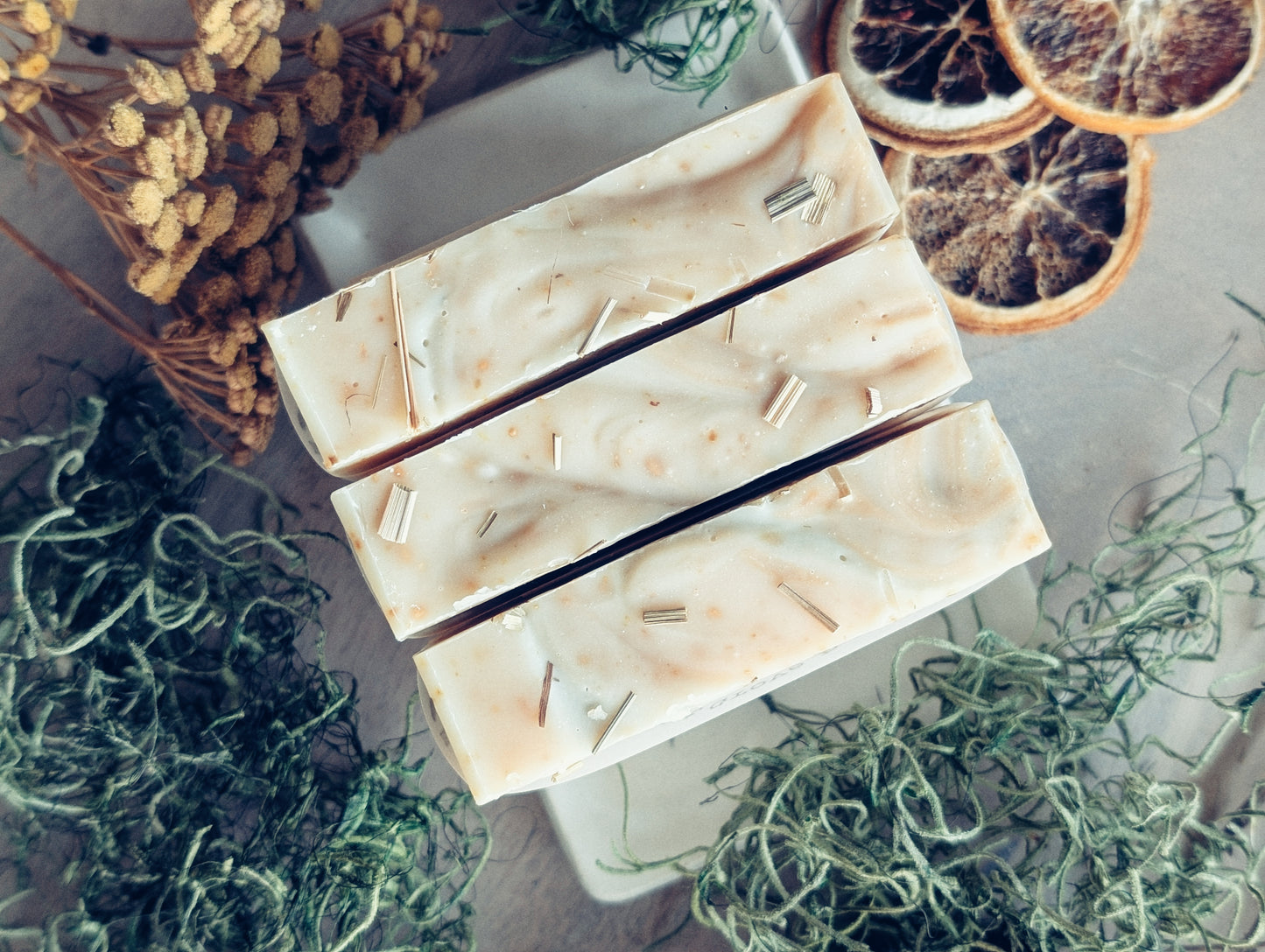 Lemon & Rosemary Scrub Bar Soap